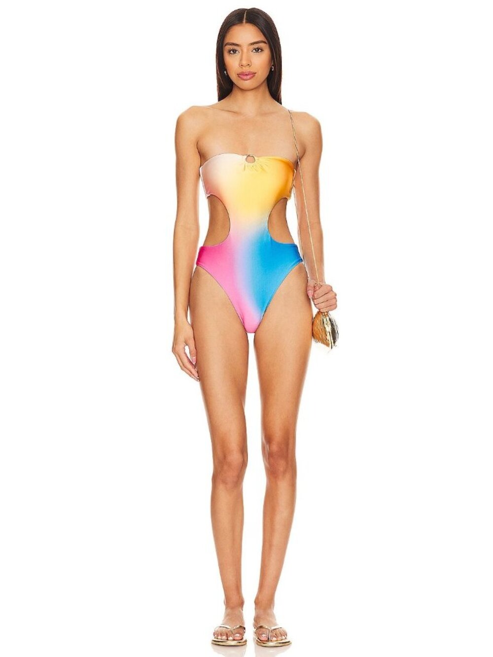 Baobab Tali Cut Out One Piece Orbita Womens Size Small